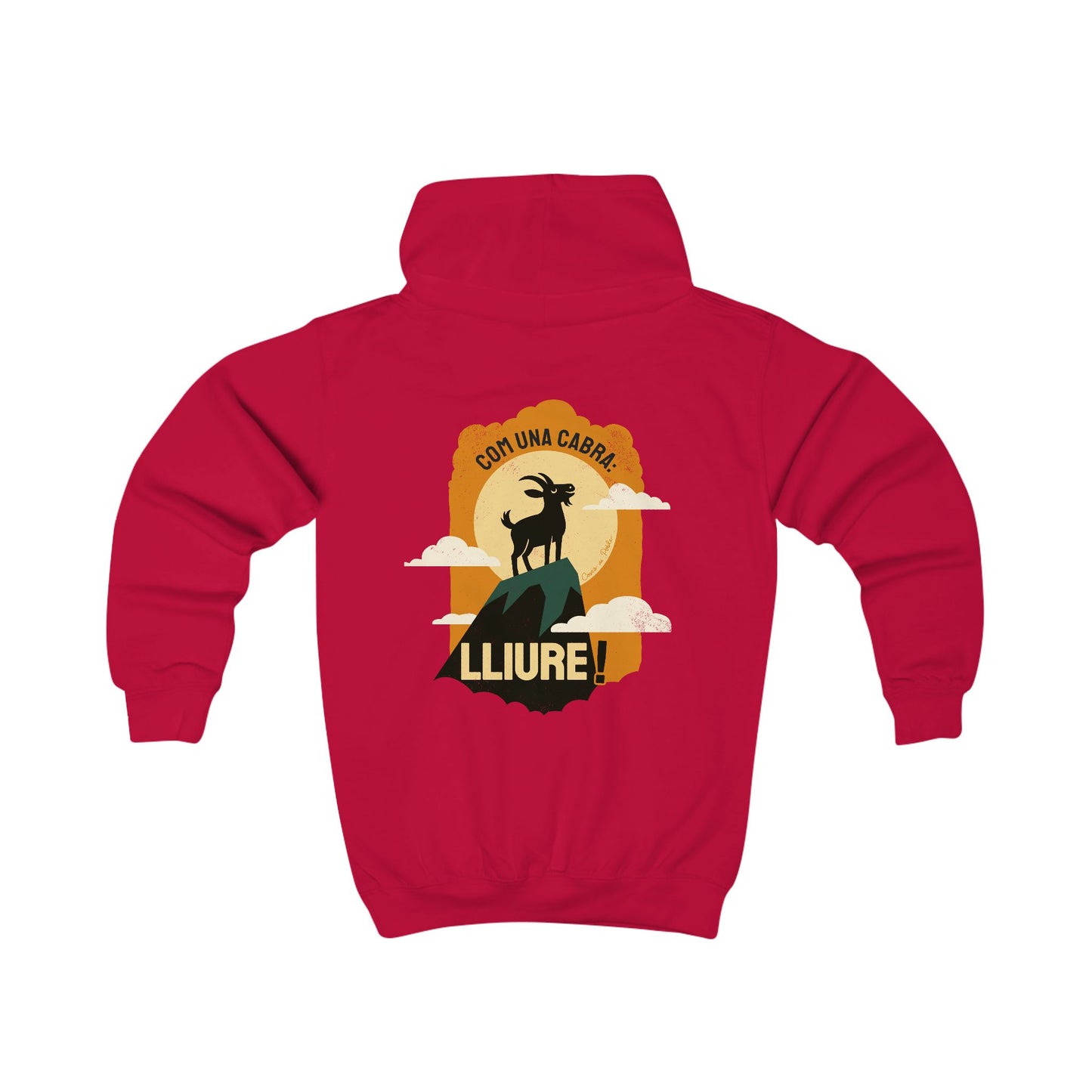 π¦π»π§π» Sudadera Infantil - Com una Cabra