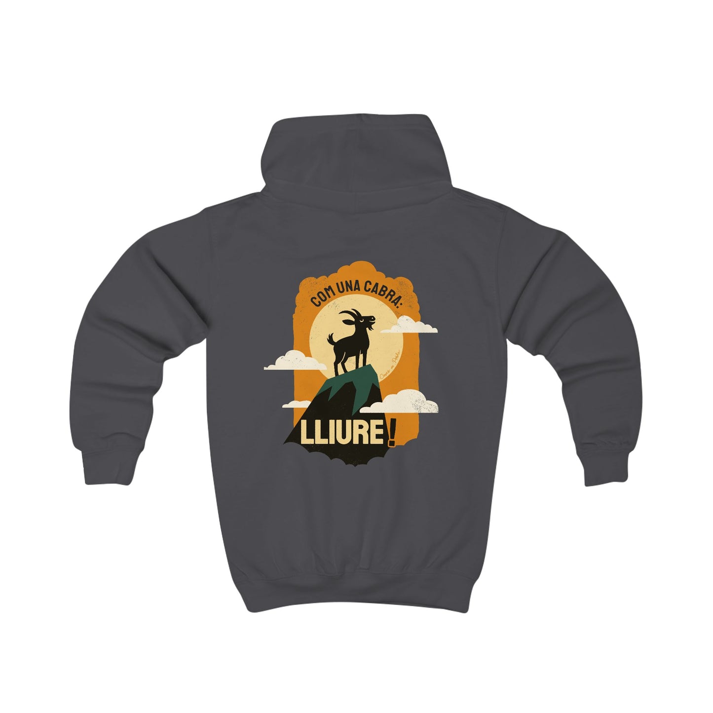 👦🏻👧🏻 Sudadera Infantil - Com una Cabra
