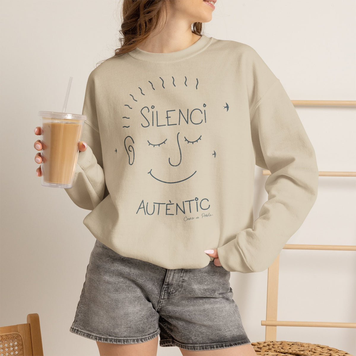 Sudadera Dona - Silenci Autèntic - Senzill