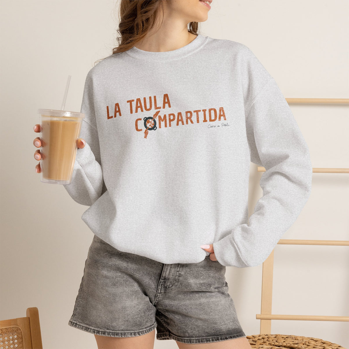 Sudadera Dona - La Taula, Compartida - Senzill