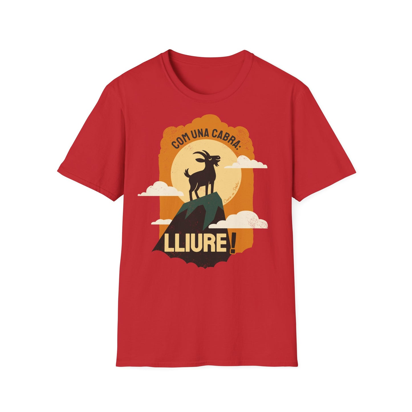 Com una Cabra - Samarreta Unisex