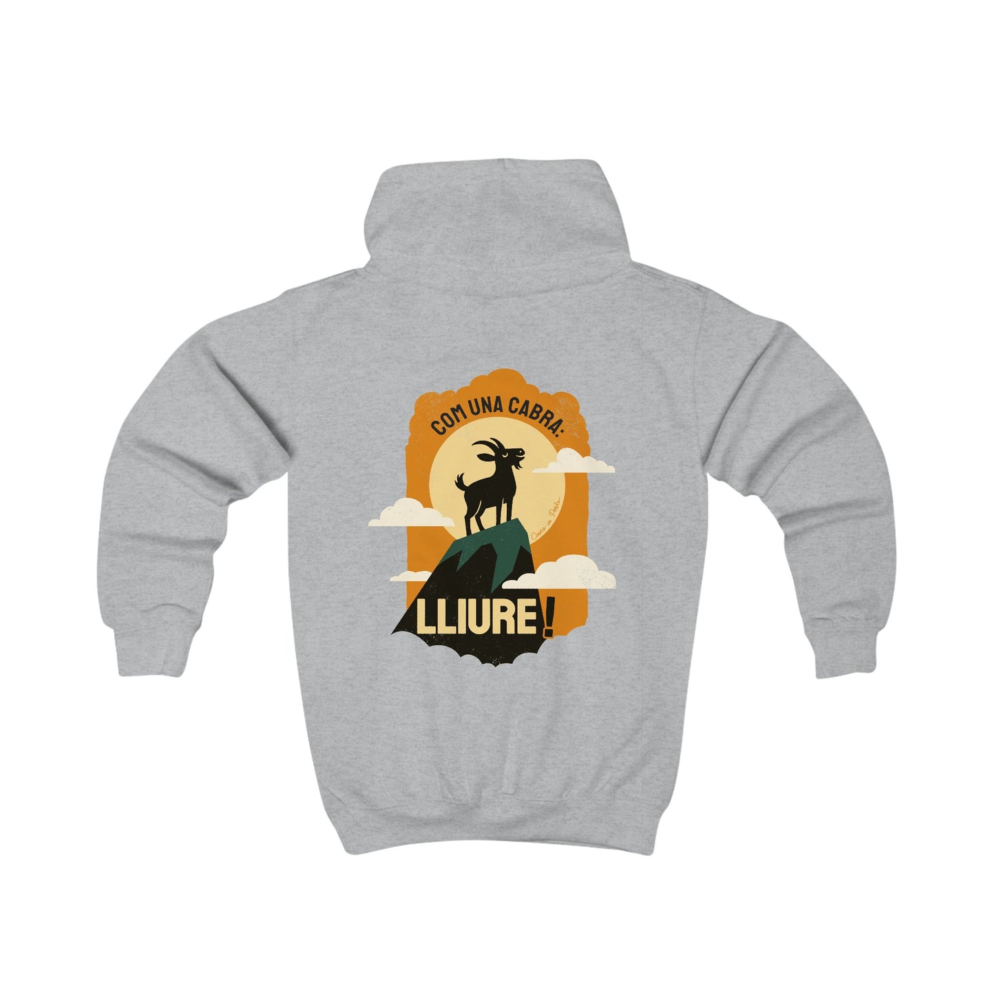 👦🏻👧🏻 Sudadera Infantil - Com una Cabra