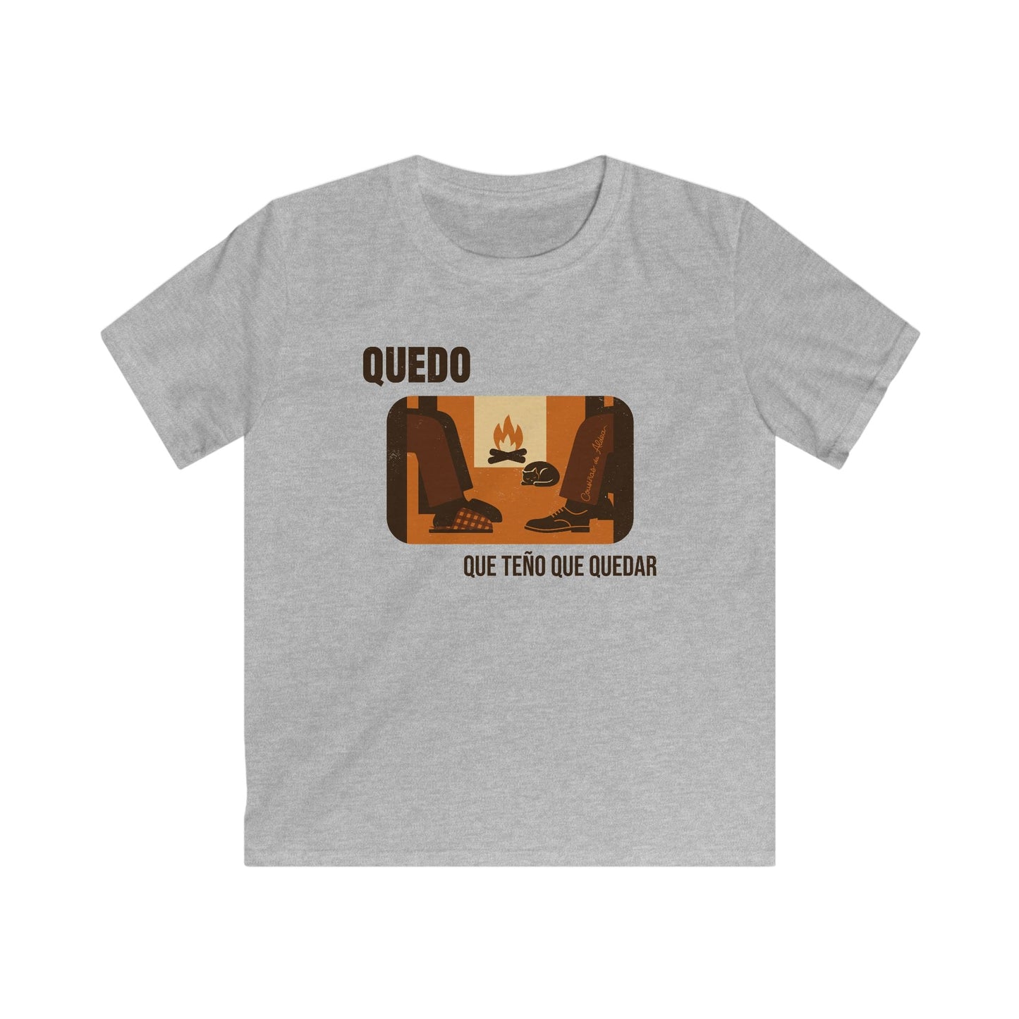 👦🏻👧🏻 Camisola Infantil - Quedo que teño que quedar