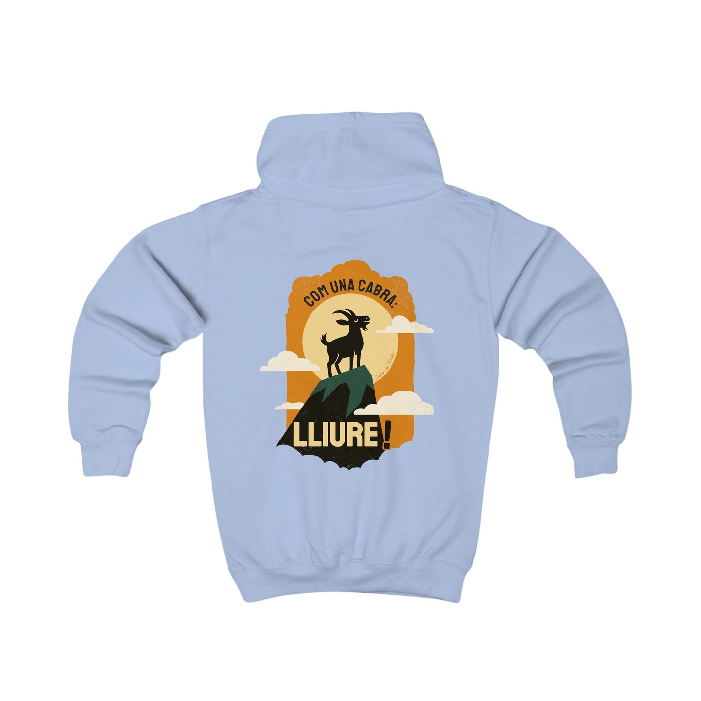 👦🏻👧🏻 Sudadera Infantil - Com una Cabra