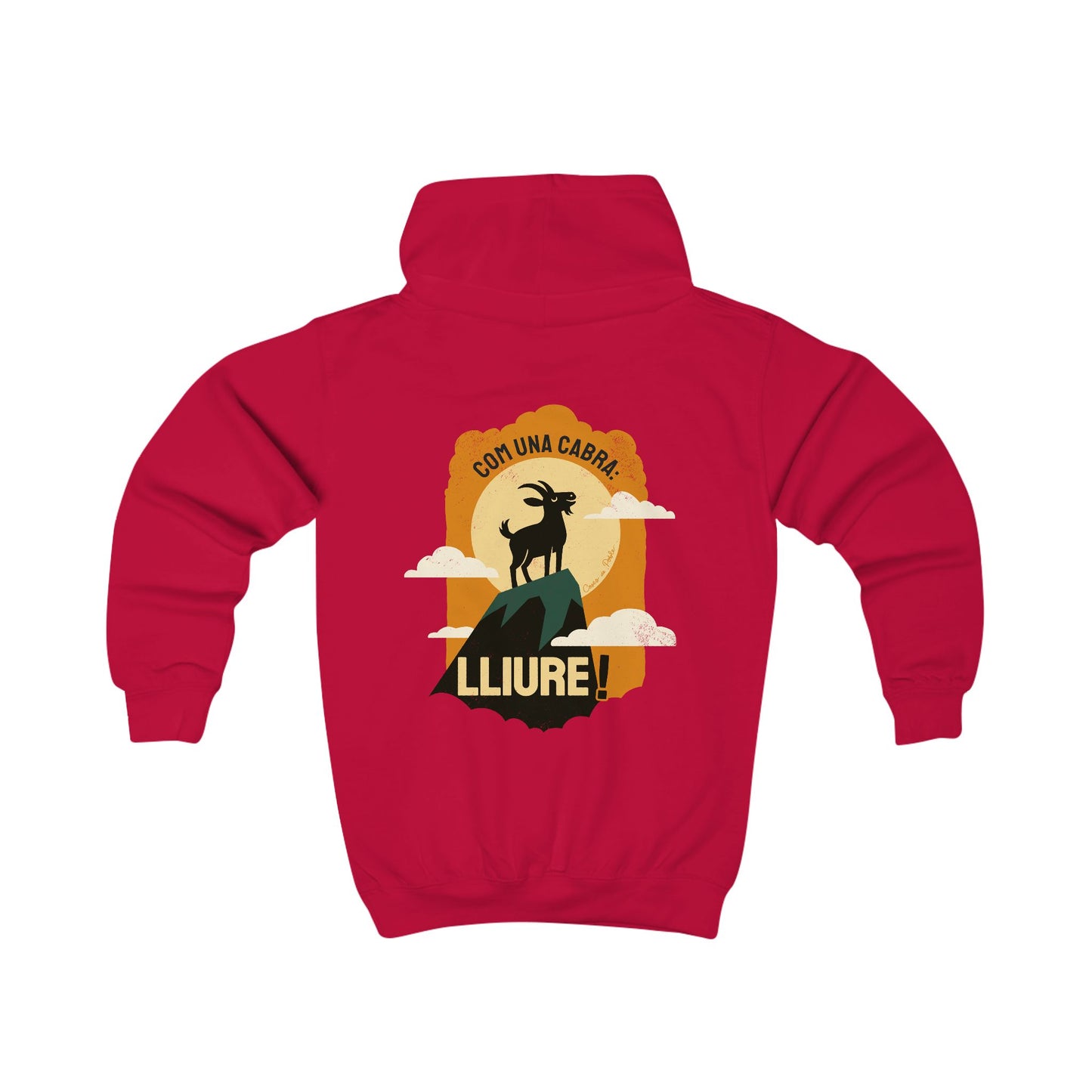👦🏻👧🏻 Sudadera Infantil - Com una Cabra