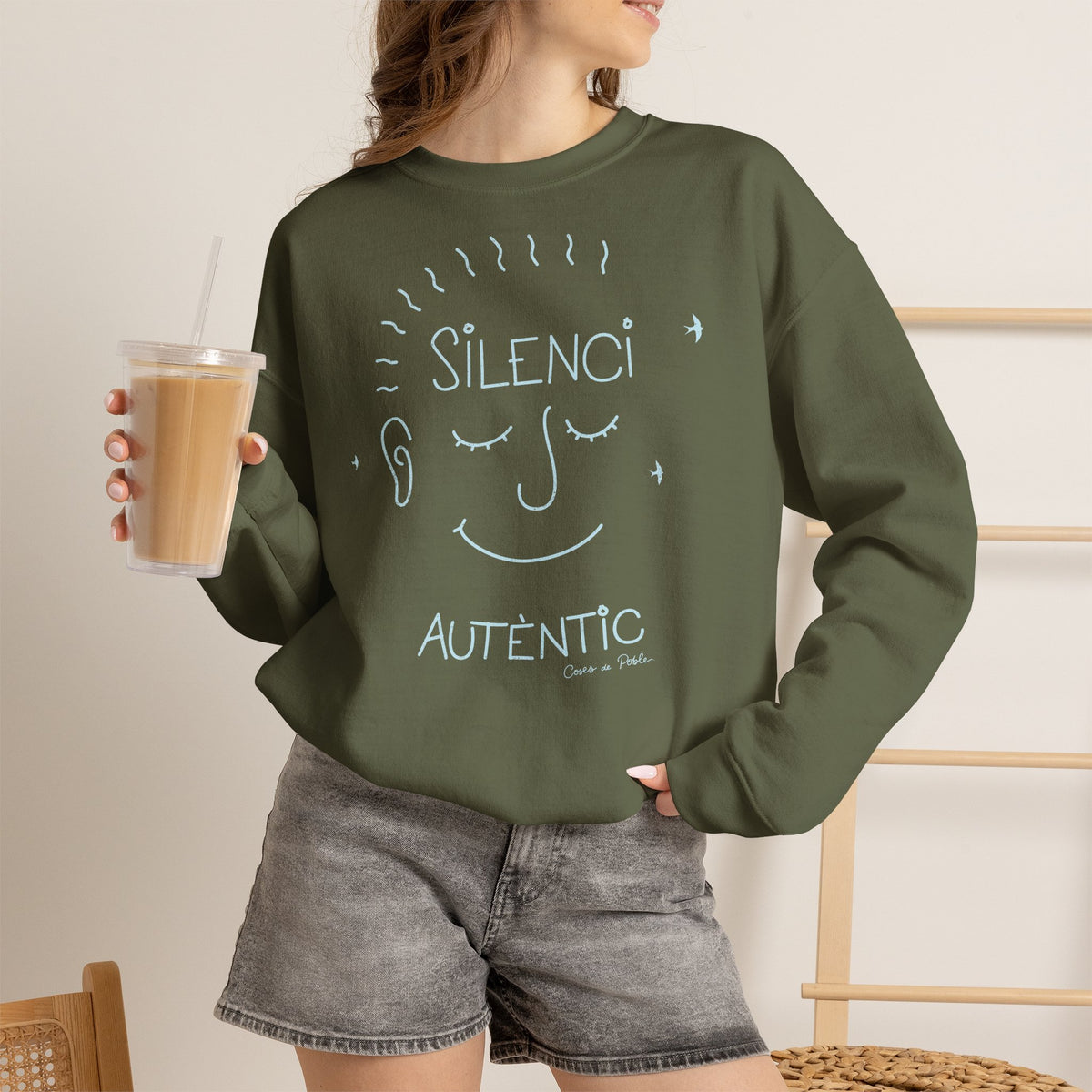 Sudadera Dona - Silenci Autèntic - Senzill