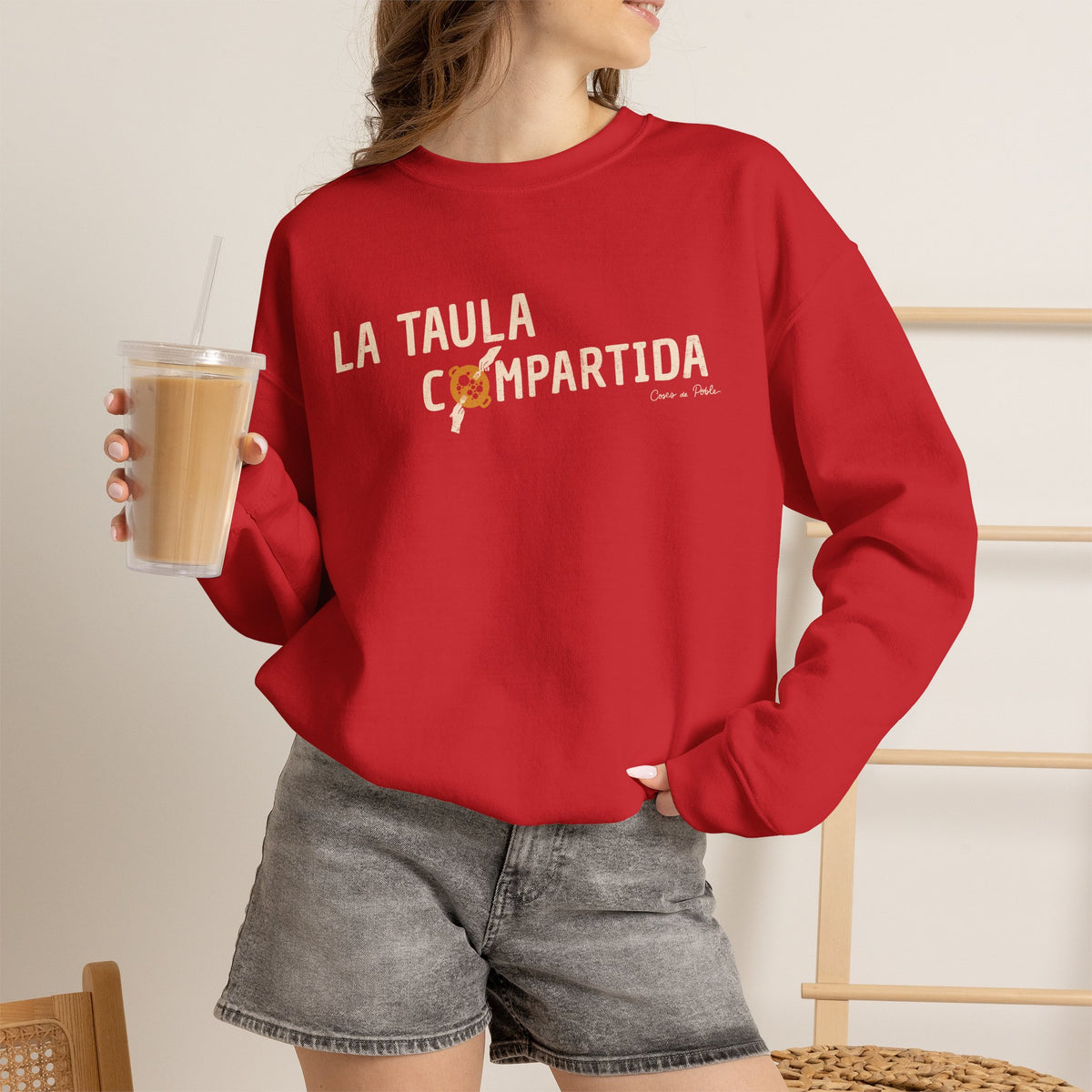 Sudadera Dona - La Taula, Compartida - Senzill