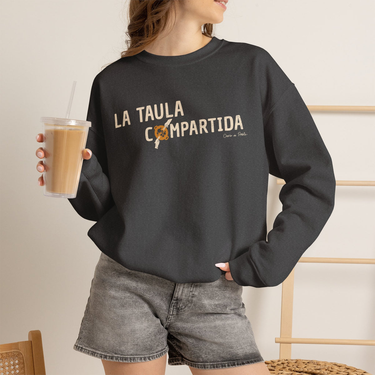 Sudadera Dona - La Taula, Compartida - Senzill