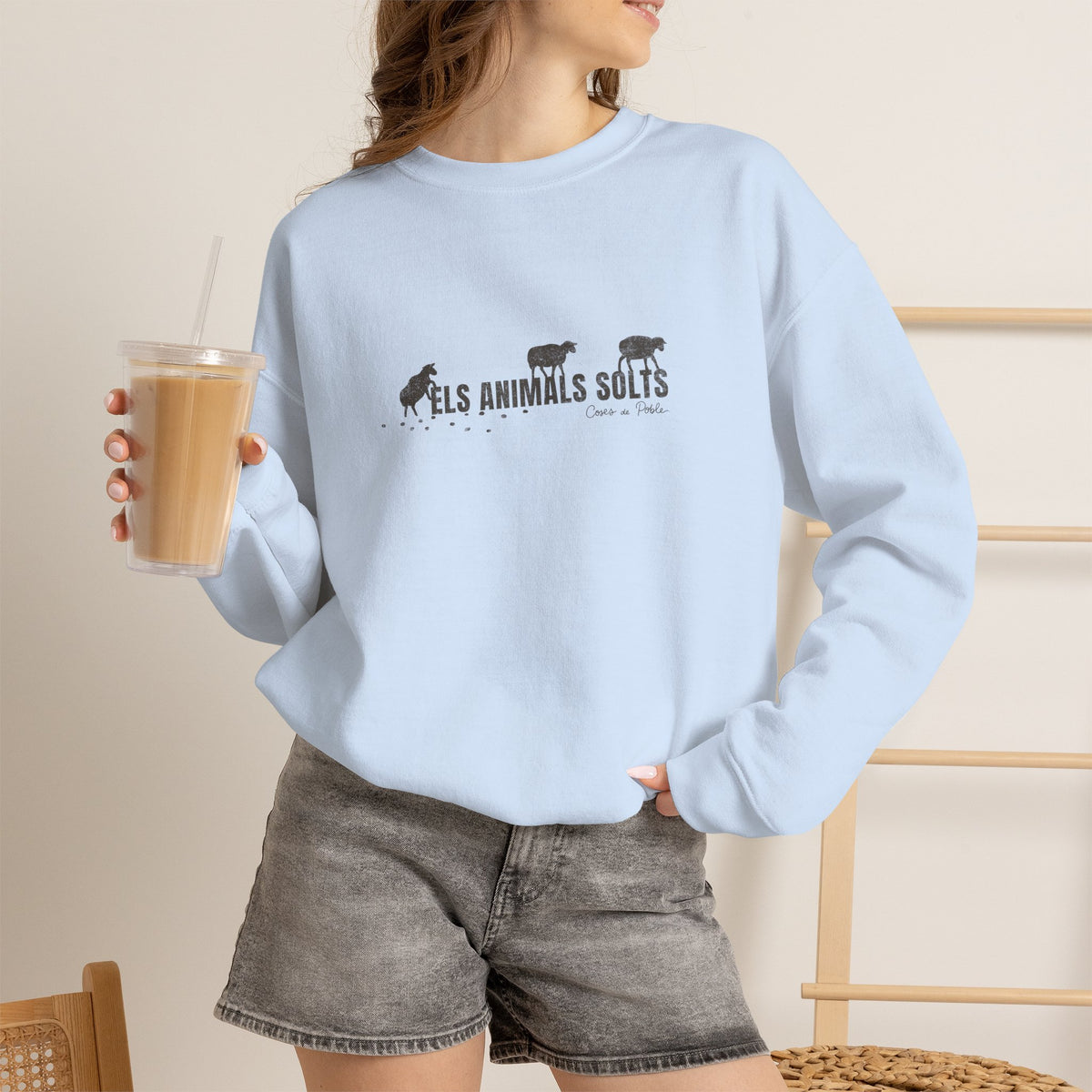Sudadera Dona - Els Animals Solts - Senzill