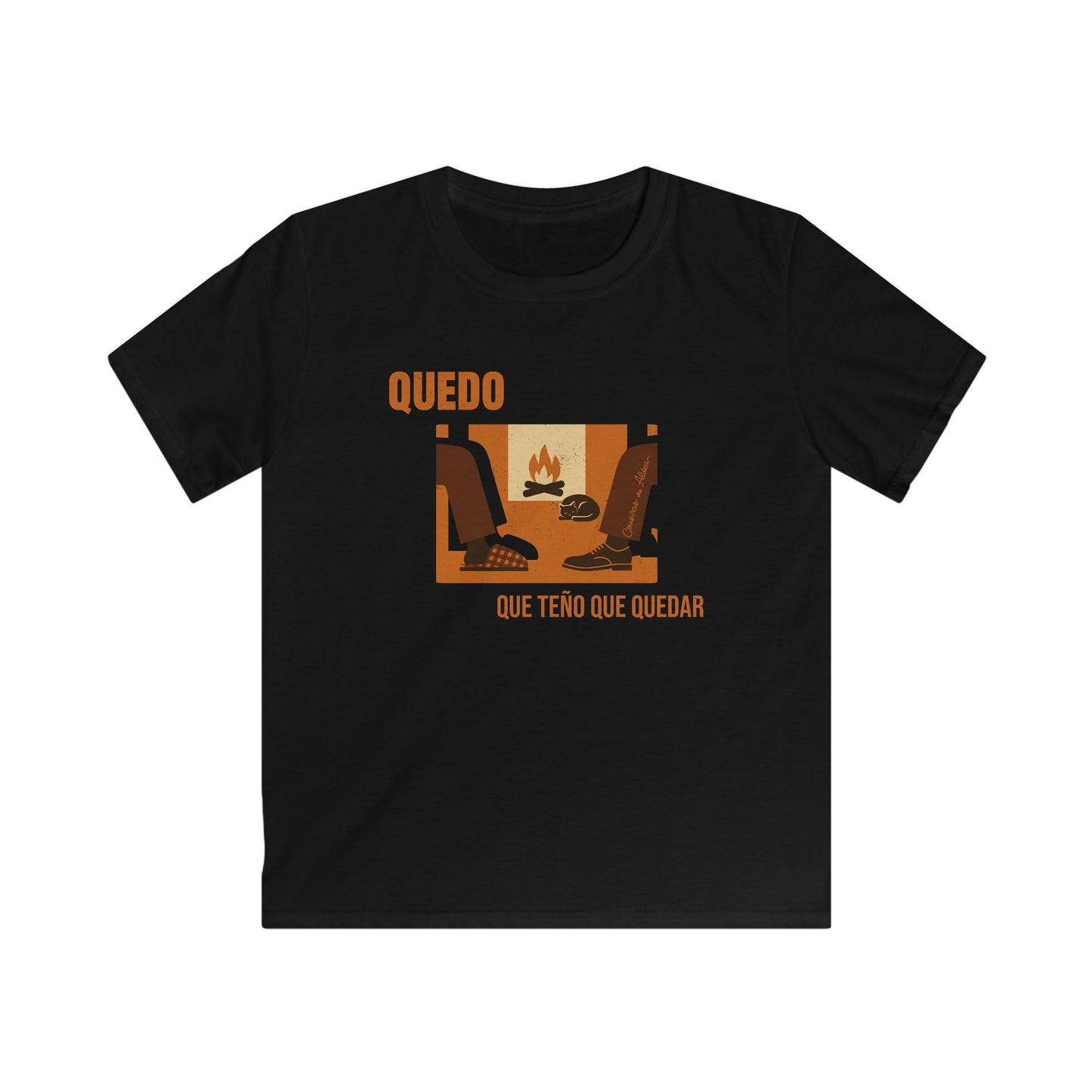 👦🏻👧🏻 Camisola Infantil - Quedo que teño que quedar