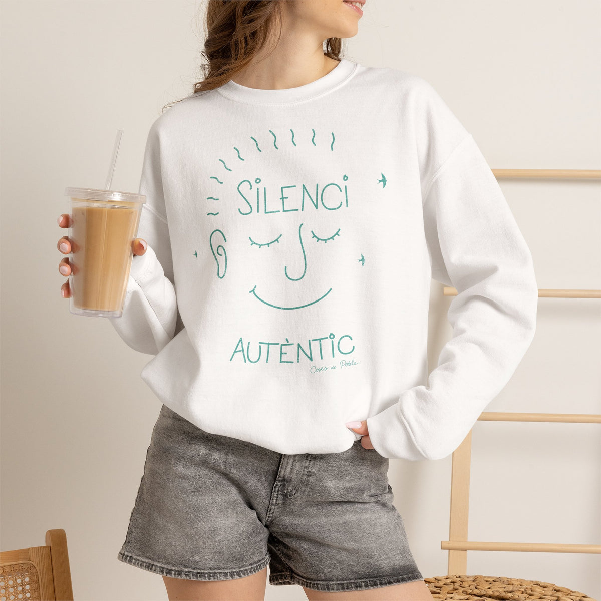 Sudadera Dona - Silenci Autèntic - Senzill