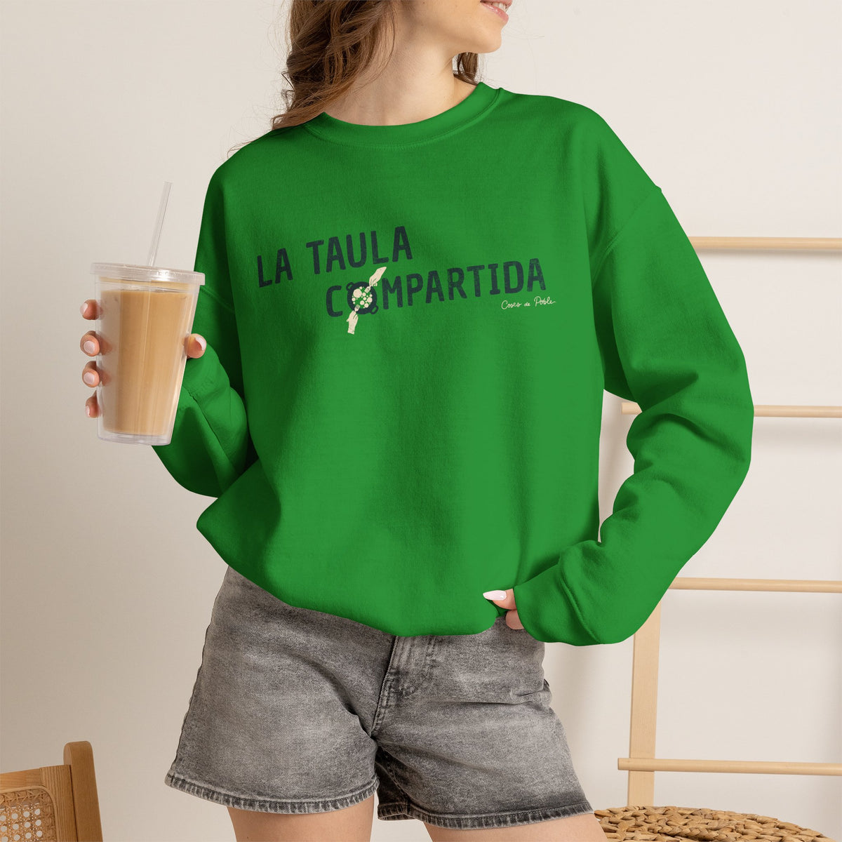 Sudadera Dona - La Taula, Compartida - Senzill