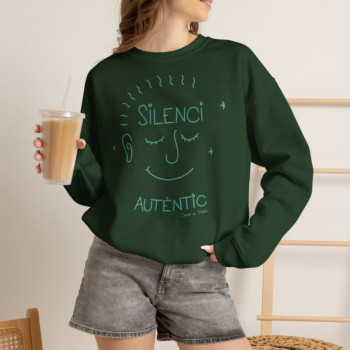 Sudadera Dona - Silenci Autèntic - Senzill