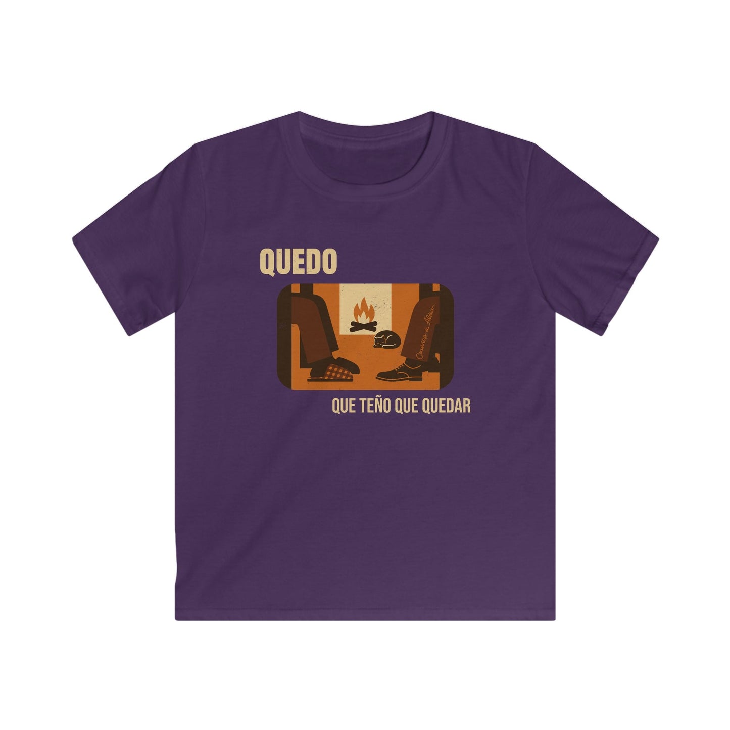 👦🏻👧🏻 Camisola Infantil - Quedo que teño que quedar