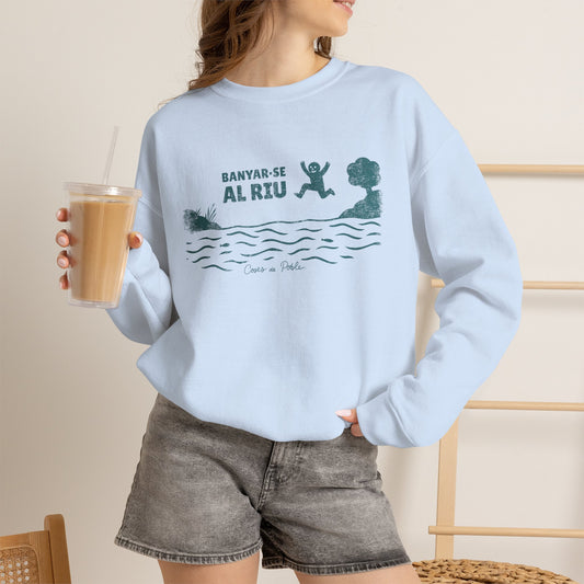 Sudadera Dona - Banyar-se al Riu - Senzill