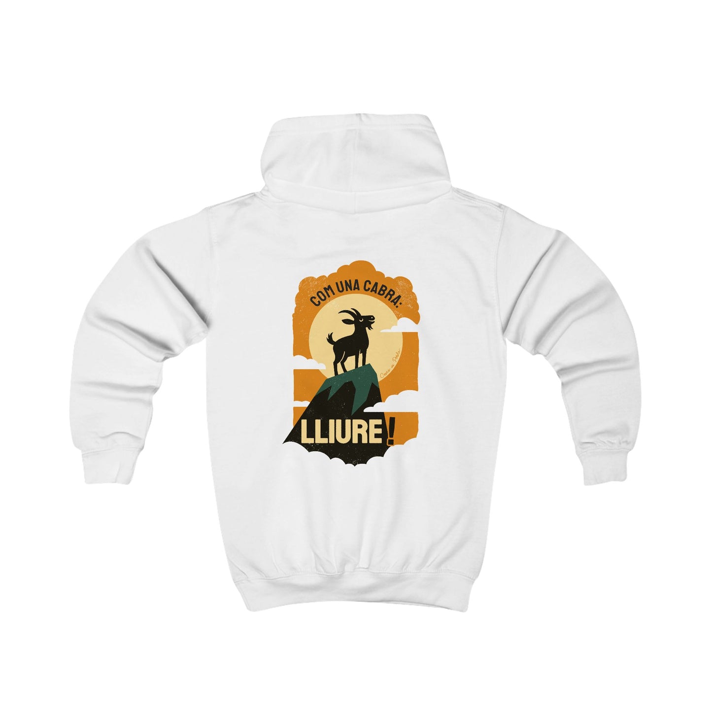 👦🏻👧🏻 Sudadera Infantil - Com una Cabra