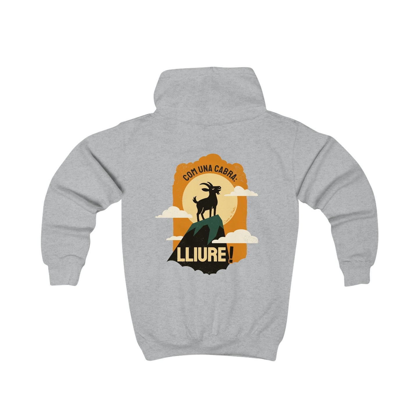 👦🏻👧🏻 Sudadera Infantil - Com una Cabra