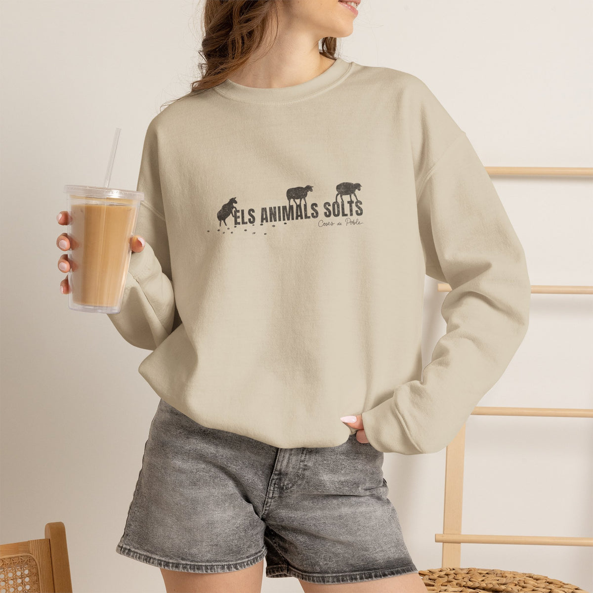Sudadera Dona - Els Animals Solts - Senzill