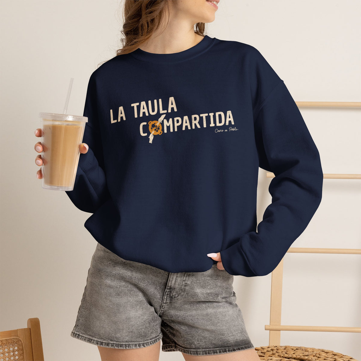 Sudadera Dona - La Taula, Compartida - Senzill