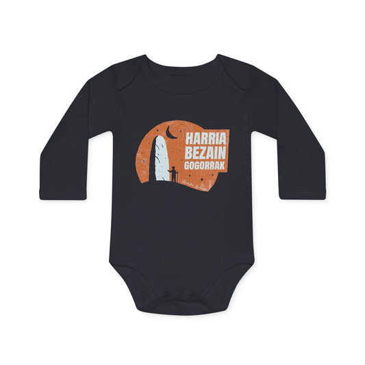 👶Haurtxoaren manga luzeko body - Harria Bezain Gogorrak