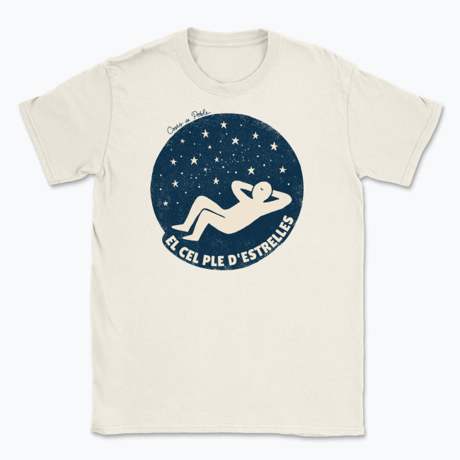 Cel Ple d'Estrelles - Samarreta Unisex