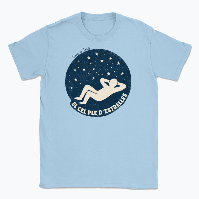Cel Ple d'Estrelles - Samarreta Unisex