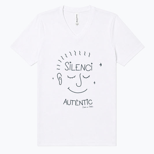 Samarreta Coll de V Dona - Silenci Autèntic - Senzill