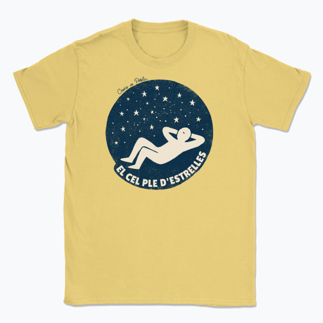 Cel Ple d'Estrelles - Samarreta Unisex